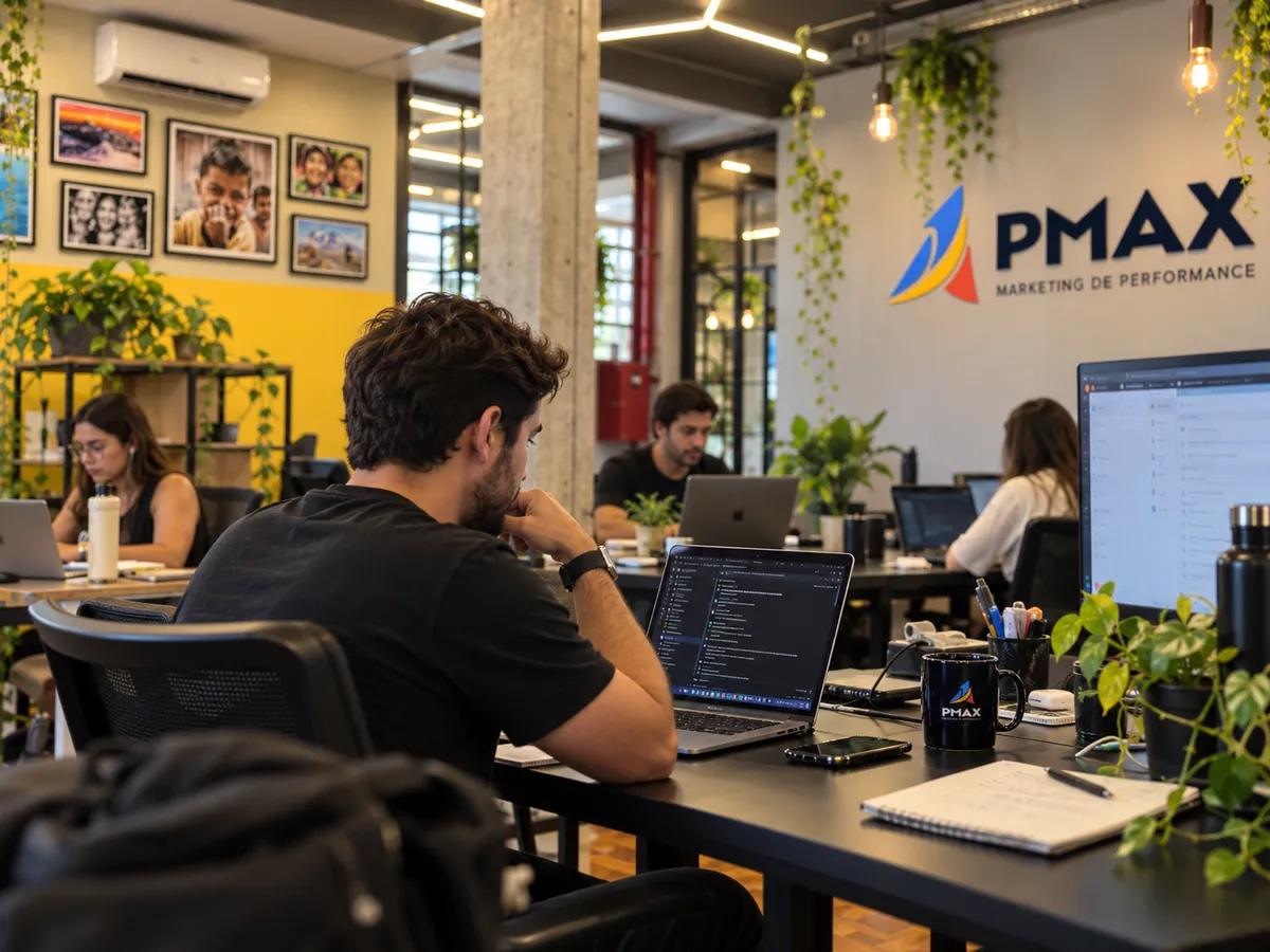 Equipe da PMAX no escritório em Araraquara
